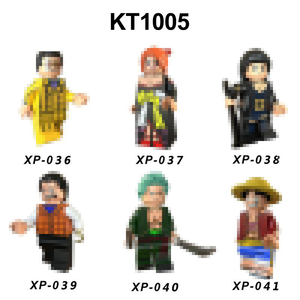 KT1005 Juego de Figuras de Bloques de Construcción de Plástico Compatibles, Aventura Pirata de Fantasía, Modelo de Juguete DIY, Ladrillos Personalizados, 6 Piezas - Product Image 1