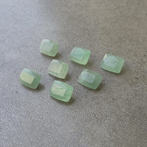 Green Aventurine Faceted Cut Rectangle <b>Cushion</b> Shape Calibrated Gemstone for Jewelry Making - Product Image 4