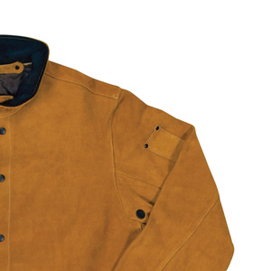 Chaqueta de soldadura para alta temperatura y protección contra chispas. Chaqueta de soldadura de cuero de calidad de exportación, ropa de seguridad para soldadores. - Product Image 2