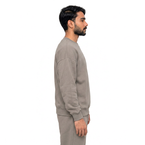 Sweat-shirt à col rond graphique en gros avec impression sérigraphique et molleton de coton pour les marques de vêtements américaines - Product Image 3