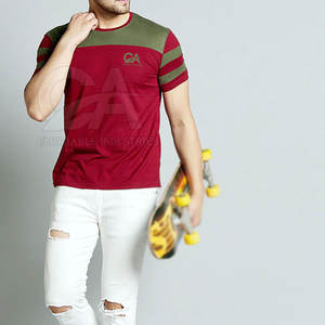 Camiseta de Moda 2026 con Diseño Moderno y Contraste, Ropa Urbana, Personalizable con Logotipo, Camisetas Casuales para Hombre - Product Image 5