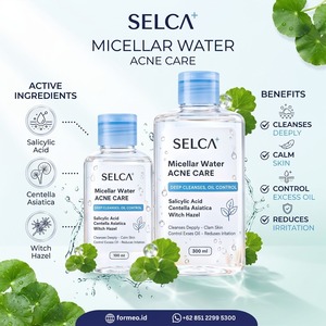 Agua Micelar OEM de Marca Privada para el Cuidado del Acné 300ml, Limpieza Profunda, Control de Grasa con Ácido Salicílico para Tonificar y Suavizar la Piel del Rostro - Product Image 1