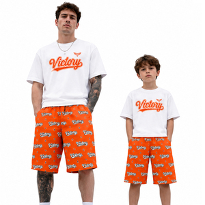 Ensemble <span class=keywords><strong>T</strong></span>-<span class=keywords><strong>shirt</strong></span> et short assortis personnalisés pour la famille 2026, <span class=keywords><strong>bleu</strong></span> <span class=keywords><strong>marine</strong></span> et jaune, tenue décontractée d'é<span class=keywords><strong>t</strong></span>é, vêtements de sport en polyester à séchage rapide pour hommes - Product Image 5