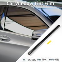 Film de protection pour vitres de voiture en céramique nano de qualité supérieure USA, film PET haute transparence anti-éblouissement IRR 95%-100%, film teinté céramique pour voiture