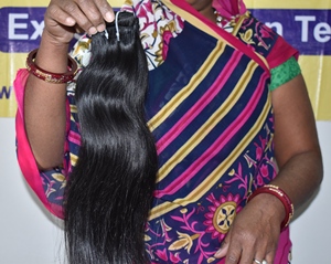 Extensiones de cabello humano peruano recto sedoso virgen crudo 100% sin procesar al por mayor cabello humano ondulado cutícula alineada - Product Image 2