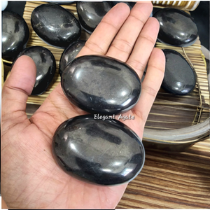 EN GROS SHUNGITE PALMSTONE TOP CRISTAL DE ROCHE POLI GUÉRISON PIERRE DE PALME POUR LA PROTECTION EMS REIKI MÉDITATION MÉTAPHYSIQUE UTILISATION L - Product Image 5