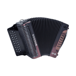 ผู้จัดจำหน่ายที่ได้รับการยืนยันสำหรับหีบเพลงอะคอร์เดียน Hohner 3500FB Corona II 31 ปุ่ม FBbEB สีขาว พร้อมกระเป๋าและสายสะพาย - Product Image 2