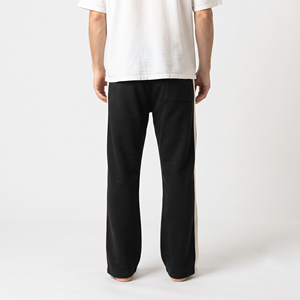 Men's Oversized Cotton <b>Baggy</b> Sweatpants Wide Leg Stacked <b>Joggers</b> Side Stripe Casual Streetwear Wholesale - Product Image 6