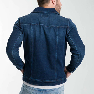 New Arrival New Stylish <b>Man</b> <b>Jackets</b> Denim Winter Denim Pocket Ripped <b>Jacket</b> Plus Size Button Front Denim Jeans <b>Jacket</b> for <b>Man</b> - Product Image 3