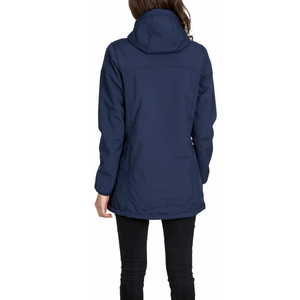 Chaquetas Softshell de Color Sólido con Logotipo Personalizado para Mujer, Fabricante OEM, Chaqueta Softshell Ligera para Mujer - Product Image 2