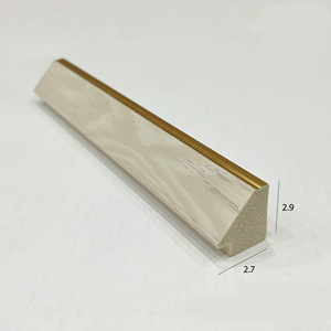 Modern PS Polystyrene Picture <b>Frame</b> Moulding Wood Grain Minimalist Wide Border OEM Custom Photo <b>Frame</b> Manufacturer - Product Image 2