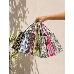 Sac fourre-tout en coton fait main, imprimé floral indien, mini sac à main vintage pour femme, petit sac de shopping, sac à main bohème - Product Image 3