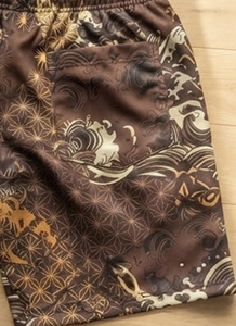 Shorts de skate sublimés pour hommes, taille mi-haute à cordon de serrage, style streetwear décontracté, en molleton épais, pour l'hiver - Product Image 3