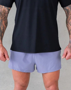 Pantalones Cortos Casuales de Hombre con Logotipo Frontal, Tejido Elástico Transpirable de Secado Rápido, Cintura Media, Spandex, Venta al por Mayor 2026 - Product Image 5