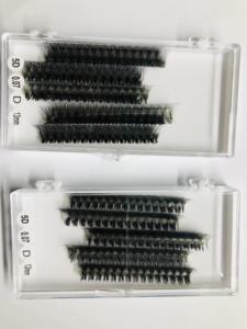 ขนตาปลอมคุณภาพสูง ยี่ห้อของคุณ แบบสำเร็จรูป 5D 6D ต่อขนตาแบบพัด  ฐานแหลม ให้ความหนาเต็มพิกัด - Product Image 5