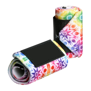 Bandes de poignet de musculation personnalisées avec logo imprimé, en coton, pour cross-training, équipement de sécurité pour la musculation, impression numérique - Product Image 1