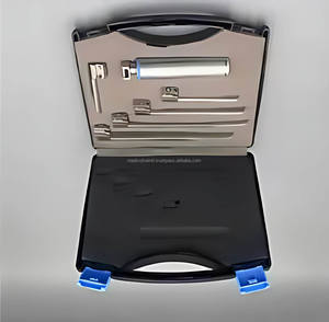Ensemble de laryngoscopes vétérinaires LED Miller, 5 lames droites en acier inoxydable, certifié CE, Medivolve MI-6001010, garantie 1 an, OEM - Product Image 3