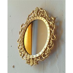 Miroir de Maquillage de Table Baroque Doré Vintage en Gros, Style Rococo, Miroir Sacré Antique pour l'Esthétique de la Maison - Product Image 4