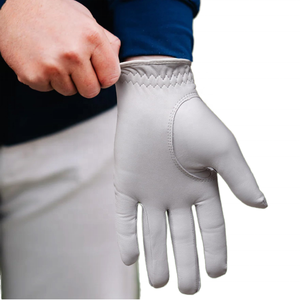 Gant de golf pour hommes en cuir Cabretta véritable de haute qualité unisexe 100% de service OEM avec logo personnalisé gant en peau de mouton - Product Image 5