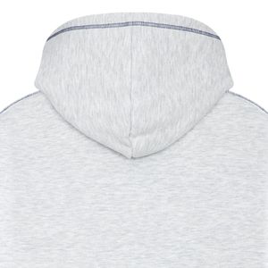 เสื้อฮู้ดดี้ผู้ชายแบบมีสีตัดกัน ผ้าฝ้ายพรีเมียมเนื้อนุ่ม สวมใส่สบาย สไตล์ลำลอง สตรีทแวร์ รับผลิตแบบ OEM ODM - Product Image 4