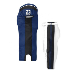 Professional American Football Uniform Set High Quality Breathable Mesh Jersey and <b>Padded</b> Pants Adult Youth Team Sportswear - Product Image 2