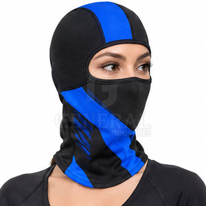 Masque à capuche léger pour l'extérieur, sports d'hiver, couvre-visage chaud pour le ski, le snowboard, le vélo, unisexe, polyester/coton - Product Image 5