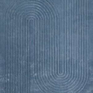Alfombra Moderna Hecha a Mano de Lana con Bucles, Acolchada, Antideslizante, Apta para Mascotas, Lavable, con Diseño Geométrico, Suave para el Hogar - Product Image 3