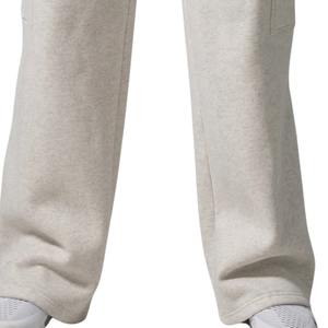 Pantalones Deportivos de Felpa Suave para Mujer, Color Gris Jaspeado, Corte Holgado, con Bolsillos Laterales, para Uso Diario, Gimnasio y Actividades - Product Image 6