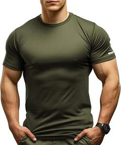 Camiseta Deportiva Personalizada de Punto 100% Algodón para Hombre y Mujer |   Ropa Deportiva Unisex de Secado Rápido y Transpirable |   Camiseta Deportiva para Entrenamiento OEM - Product Image 1
