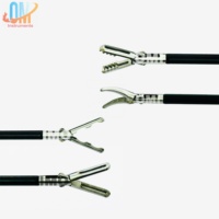 Instruments de laparoscopie réutilisables en acier inoxydable, autoclavables, avec poignée rotative détachable : Pinces, Ciseaux laparoscopiques, Pince de préhension
