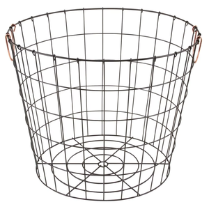 Corbeille à fruits géométrique nordique en fil métallique, panier de rangement creux en fer noir, présentoir de comptoir de cuisine pour pain et snacks, pièce maîtresse - Product Image 2