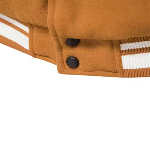 Veste universitaire tendance pour hommes, confortable, écologique, broderie personnalisée, streetwear, vestes letterman pour garçons - Product Image 4