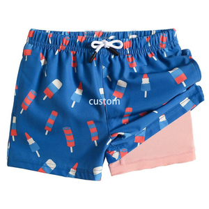 Traje de Baño Personalizado con Logotipo, a Rayas, Ecológico, de Secado Rápido, para Niños, Bebés y Niños Pequeños, Pantalones Cortos de Playa, 4 Way - Product Image 6