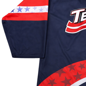 Maillot de hockey sur glace personnalisé par sublimation, uniforme de hockey professionnel, respirant, pour hommes, performance d'élite - Product Image 4