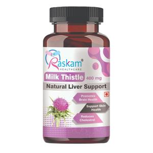 Raskam Direct Factory Antioxidant Milk Thistle Herbal <b>Supplements</b> <b>Liver</b> Immune Support 24-Month Shelf Life for Adults Not for - Product Image 1