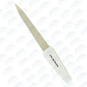 Lime à ongles droite en métal en acier inoxydable en gros en acier inoxydable lime à ongles manucure pédicure outil en acier inoxydable lime à ongles - Product Image 5