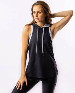 T-shirt musculaire sans manches athlétique en cours d'exécution Yoga Exercice Singlets pour femmes Musculation débardeur - Product Image 5