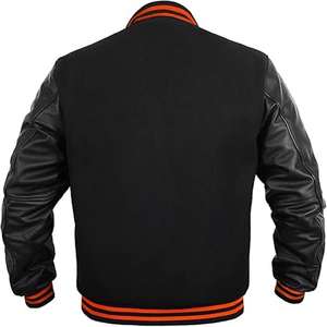 Vestes varsity vintage pour hommes, style collège, coupe courte, pour hommes - Product Image 4