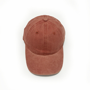 หมวกแก๊ปทรงต่ำ 6 แผง หลายสี แบบไม่มีโครง ทรงวินเทจ สั่งทำได้ - Product Image 2