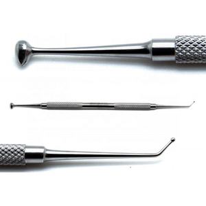 Curette dentaire manuelle double-embout en acier inoxydable certifiée CE Classe I pour l'élimination de la plaque dentaire et l'hygiène bucco-dentaire - Product Image 2