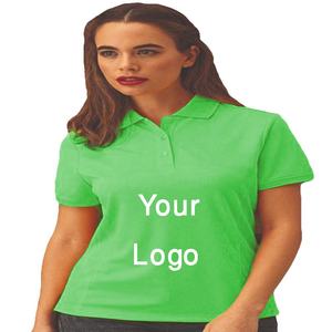 Women's Slim Fit 100% Cotton Breathable Knitted Short Sleeve for Polo Collar Custom Logo Casual T-Shirt Direct <b>Factory</b> Price - Product Image 4