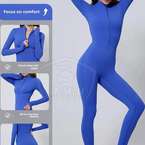 Combinaison de yoga pour femmes de haute qualité, faible MOQ, taille haute, en toile, écologique, imperméable, respirante, best-seller - Product Image 2