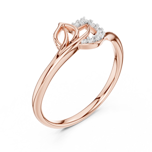 Anillo Minimalista de Diamante Cultivado en Laboratorio, Chapado en Rodio, Oro Rosa de 18 Quilates, para Compromiso, Boda, Fiesta, San Valentín, Evento Glamuroso, Uso Diario, para Mujer - Product Image 2