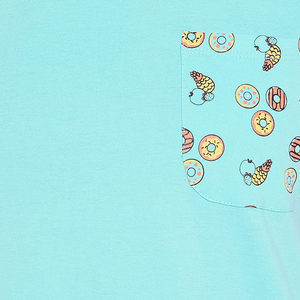 Conjunto de 2 Piezas de Algodón para Mujer, Ropa de Verano, Manga Corta, Cuello Redondo, Estampado de Dibujos Animados, Pantalones Cortos, Ropa de Dormir Informal de Primavera - Product Image 5