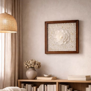 Décoration murale moderne en coquillages Capiz faits à la main au Vietnam, décoration murale de luxe pour salon, prix de gros - Product Image 4