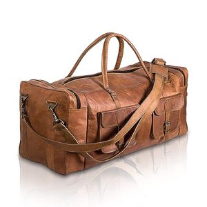 Sac de voyage unisexe en cuir premium format cabine, style fourre-tout haut de gamme, sport, luxe, mode - pour chaussures, prix de gros - Product Image 1