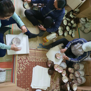 Vente en gros avec prix de la noix de coco naturelle coquille de noix de coco bougeoir sculpté cocotier écologique fait à la main - Product Image 5