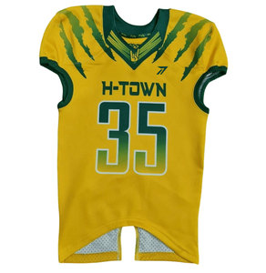 Maillot de football américain brodé avec logo, pour adulte, en polyester respirant de qualité supérieure, numéro et nom d'équipe personnalisés, OEM, vente en gros, Pakistan - Product Image 5