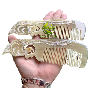 หวีทำมือจากเขาควายสุดหรู ของขวัญดูแลเส้นผมจากธรรมชาติสำหรับผู้หญิงผู้ชาย วันเกิด วันแต่งงาน วันครบรอบ ขายส่ง เวียดนาม - Product Image 4