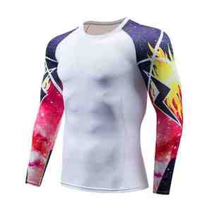 Vente en gros de rashguards personnalisés à votre propre design, faible MOQ, sublimation, rashguards pour hommes - Product Image 5